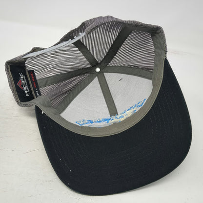 Pacific Headwear Trucker Hat Black One Size Snapback Mesh Horse Riding Center