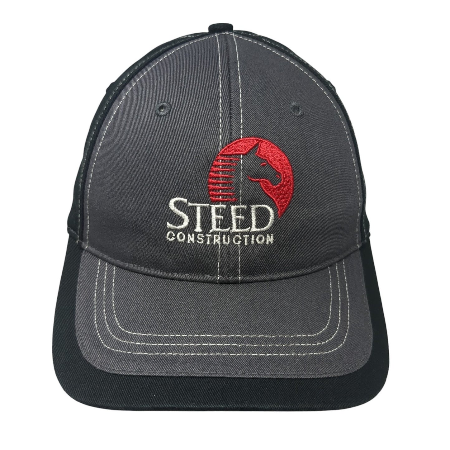 Steed Construction Baseball Cap Multicolor OS Adjustable Embroidered Richardson