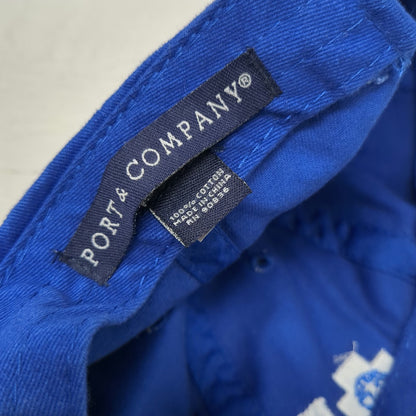 Port & Company Blue Cross of Idaho Baseball Cap Blue One Size Slideback Cotton