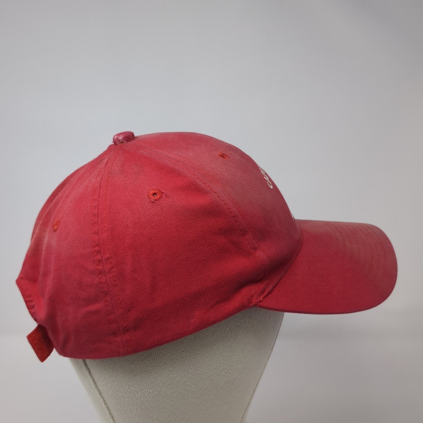 Capital City Relays Strapback Hat Red One Size Adjustable Hit Wear