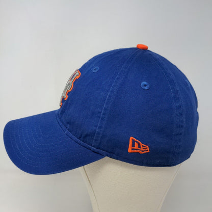 New Era Men's Fitted Hat Blue Size M New York Mets Embroidered Logo Cotton MLB