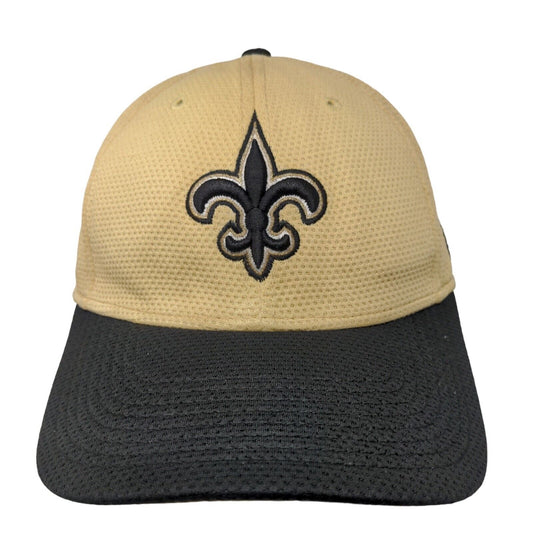 New Era Men's Strapback Hat Tan Embroidered New Orleans Saints Logo