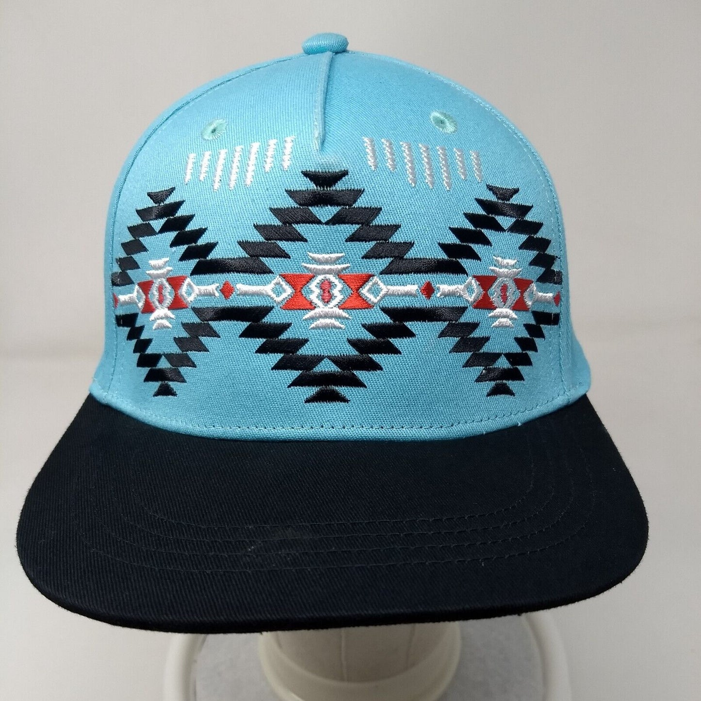 Unbranded Snapback Hat Multicolor OSFA Embroidered Aztec Adjustable