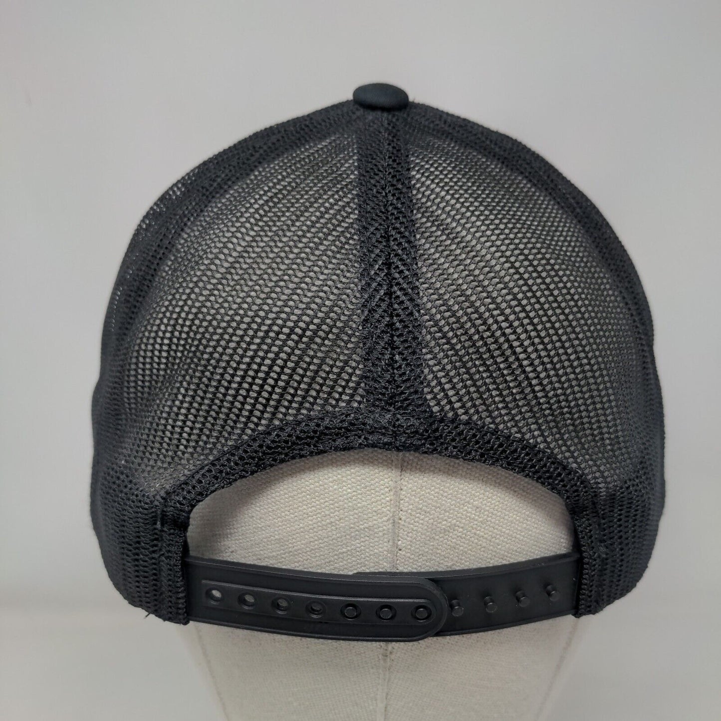 Bourbon's Kitchen & Cocktails Snapback Trucker Hat Black One Size Yupoong