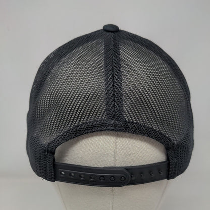 Bourbon's Kitchen & Cocktails Snapback Trucker Hat Black One Size Yupoong