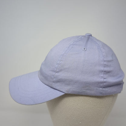 Unbranded Strapback Hat Blue One Size Adjustable Blank Solid 6 Panel