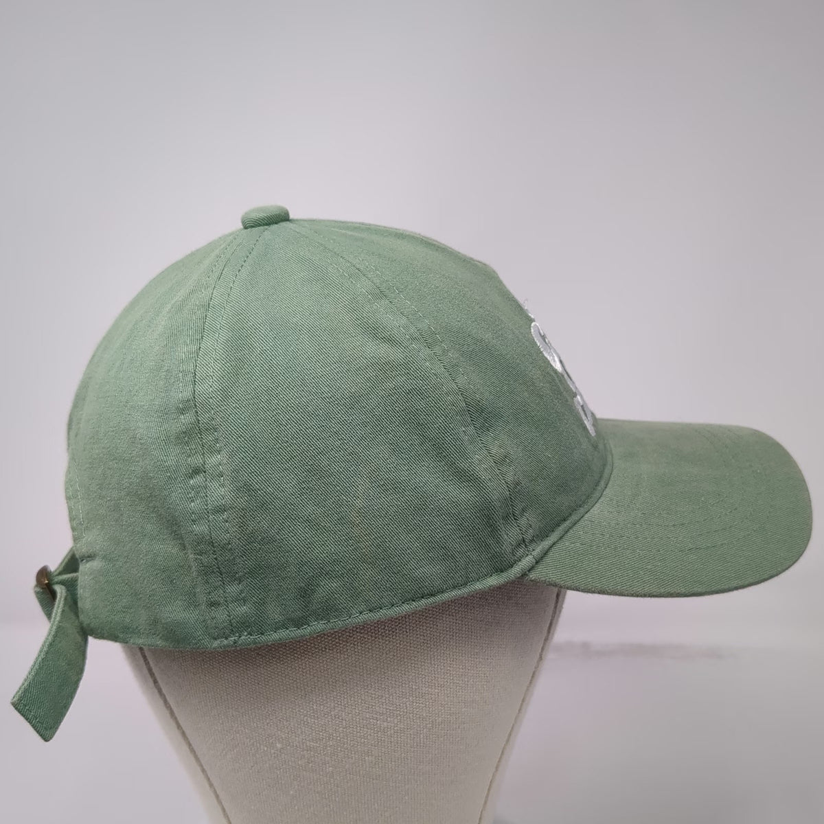 David and Young Baseball Cap Green One Size See Good In All Things Smiley Hat