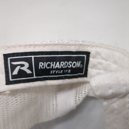 Richardson Snapback Mesh Back Trucker Hat Multi One Size Leather Patch