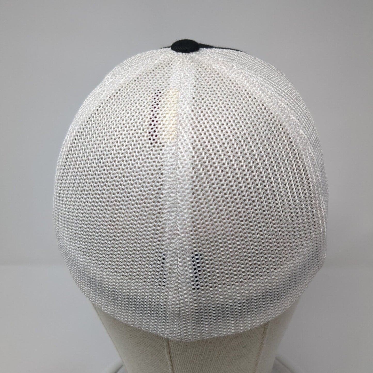 Con Paulos Chevrolet Fitted Mesh Back Trucker Hat Black S/M Flexfit