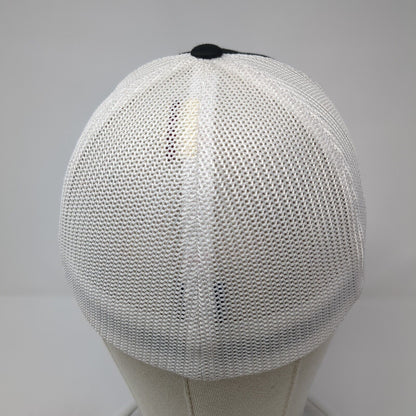 Con Paulos Chevrolet Fitted Mesh Back Trucker Hat Black S/M Flexfit