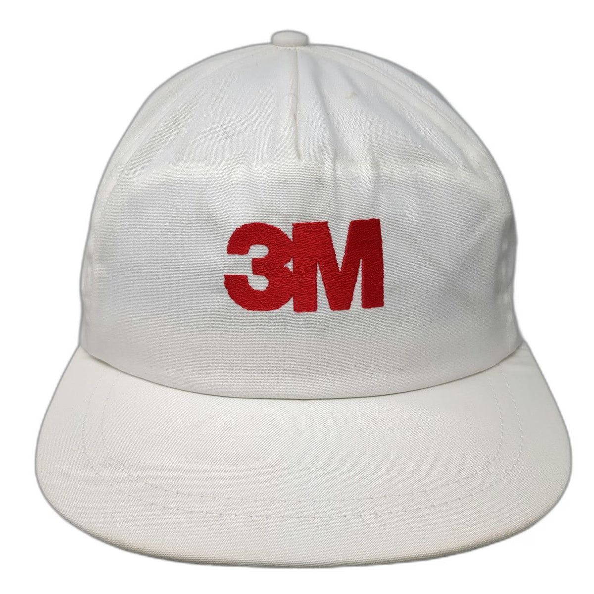 Cap America 5 Panel White One Size 3M Logo Green Underbrim Snapback Hat USA