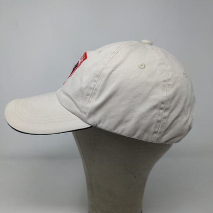 Port Authority Men's Strapback Hat Tan Embroidered FC Pride Logo