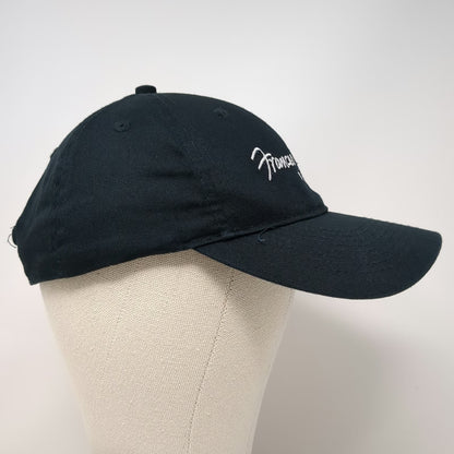 Port & Company Baseball Cap Black One Size Strapback Embroidered Films Logo Hat