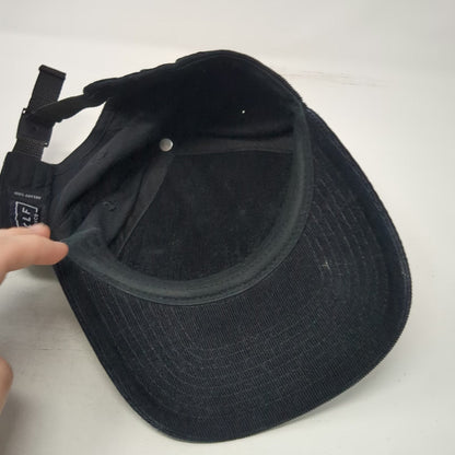 Dewolf Brewing Co Baseball Cap Black One Size Corduroy Patch Slideback Hat Logo