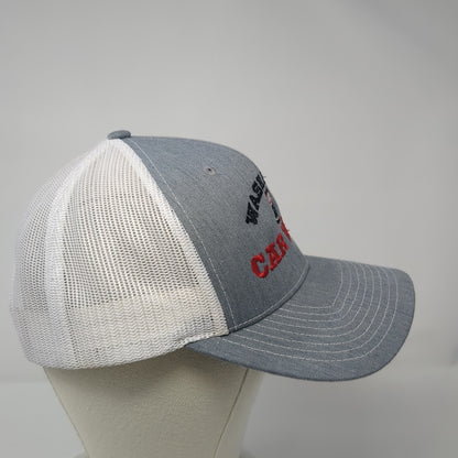 Wash Rack Car Wash Snapback Trucker Hat Gray One Size Mesh Back Outdoor