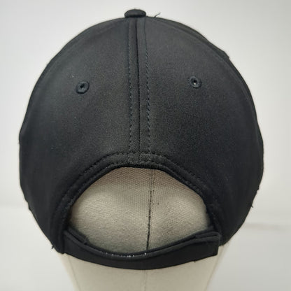 Otto Baseball Cap Black One Size Wealthy Way Lion Logo Strapback Stretch Hat
