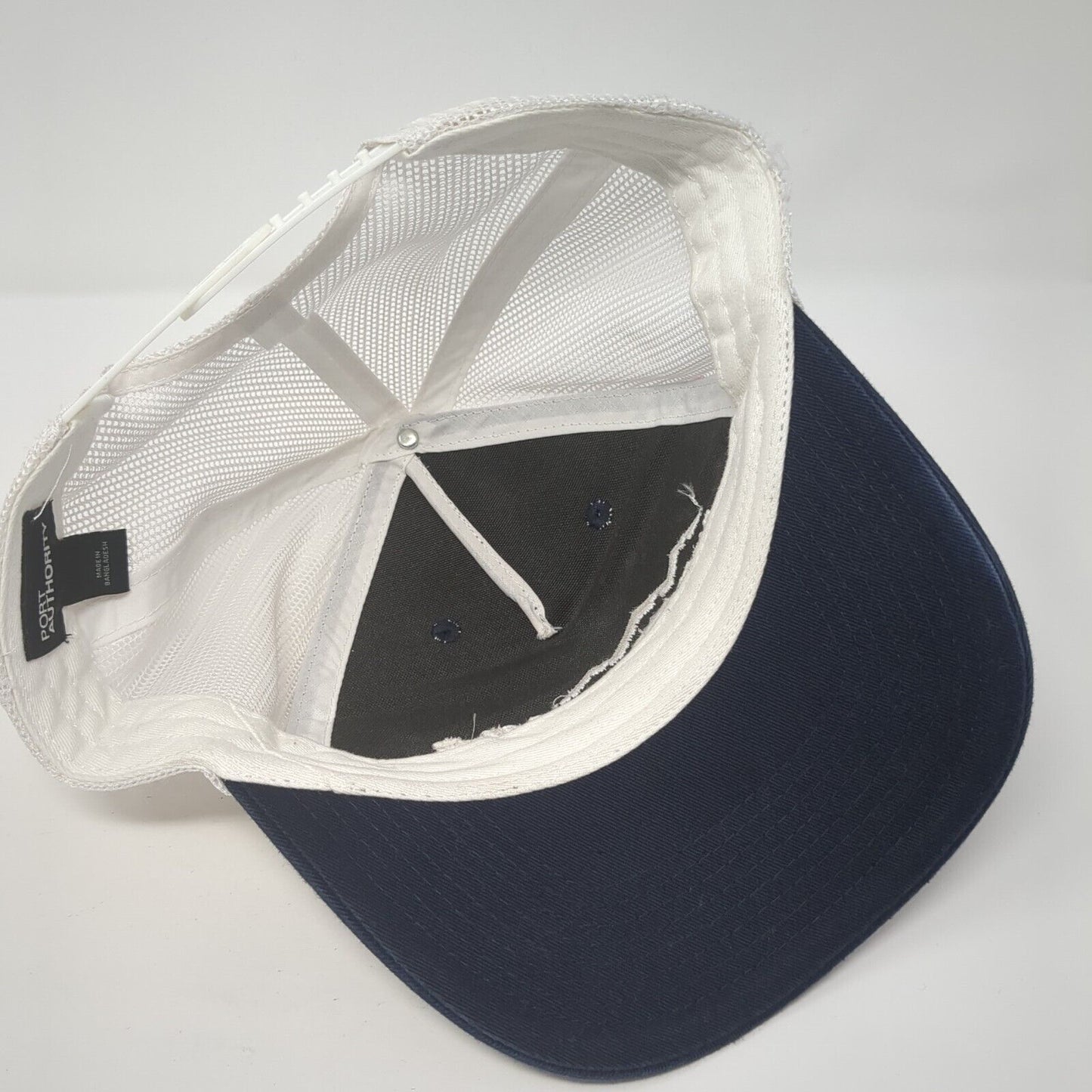 Intermountain MLS Snapback Trucker Hat Blue OS Adjustable Mesh Port Authority