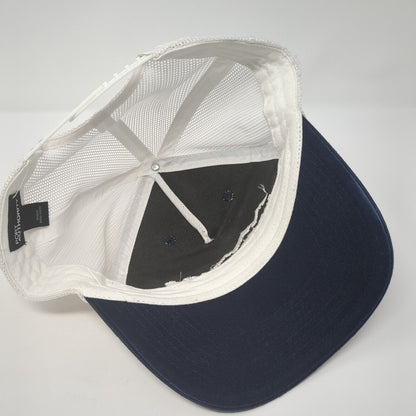 Intermountain MLS Snapback Trucker Hat Blue OS Adjustable Mesh Port Authority