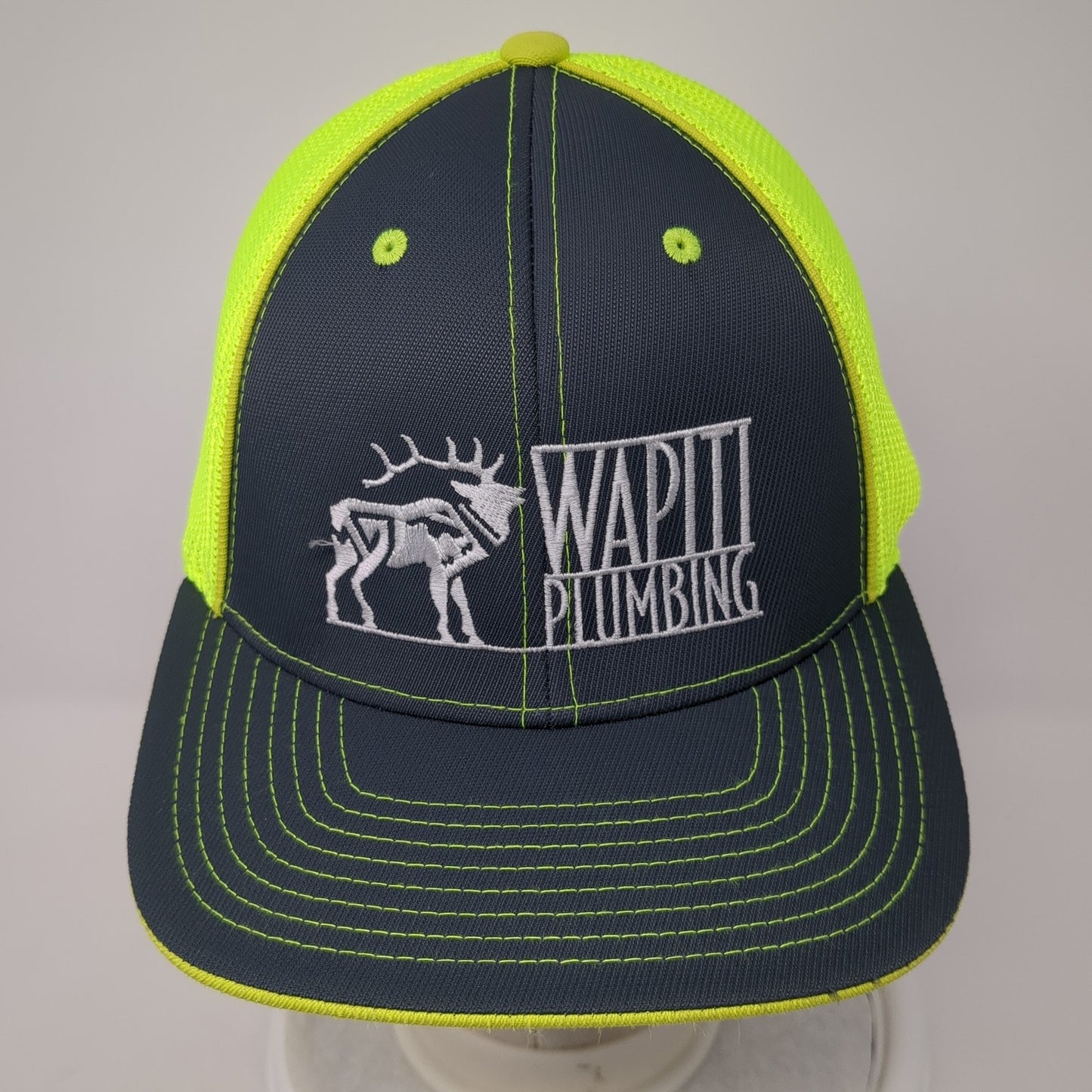 Wapiti Plumbing Fitted Trucker Hat Multicolor 8 Mesh Back Pacific Headwear