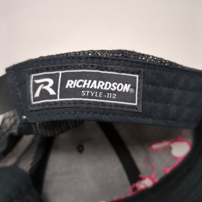 Bite Me Snapback Trucker Hat Black OSFA Adjustable Mesh Back Richardson