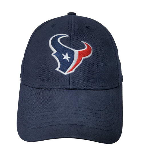 NFL Team Apparel Boys Strapback Hat Blue Size Youth Houston Texans Logo