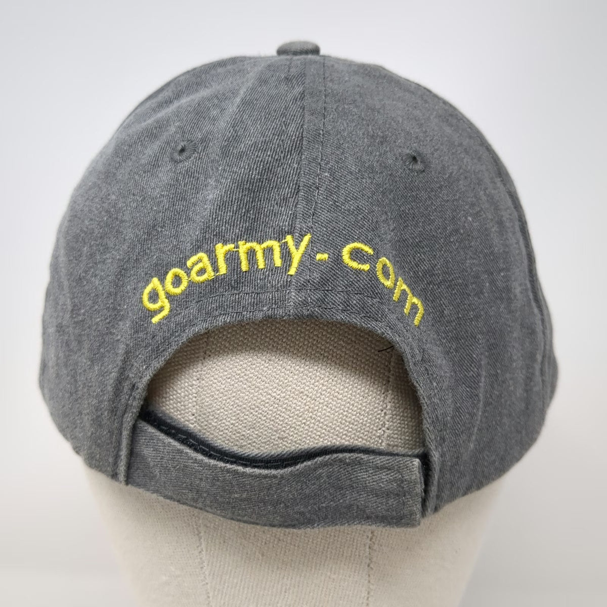 Baseball Cap Gray One Size US Army Star Logo Strapback Hat goarmy Recruiter