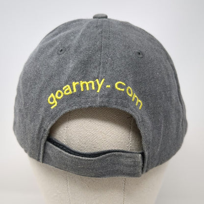 Baseball Cap Gray One Size US Army Star Logo Strapback Hat goarmy Recruiter