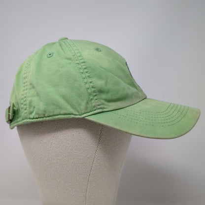 Life is Good Baseball Cap Green One Size Dog Sunglasses Flower Hat Slideback