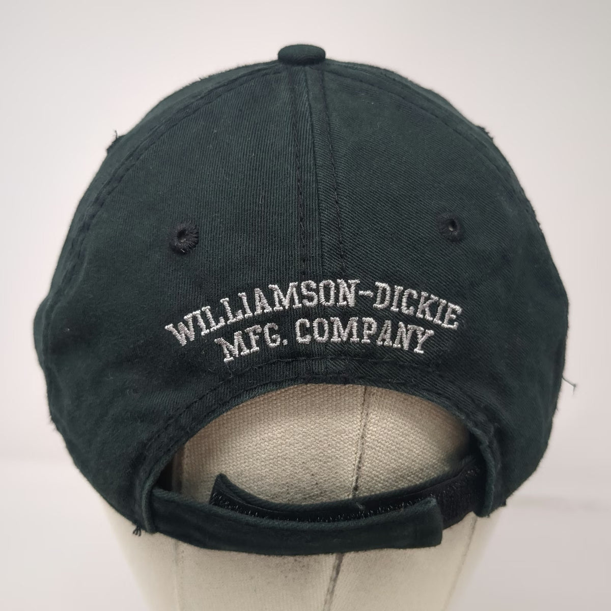 Dickies Baseball Cap Black One Size Strapback Williamson-Dickie Arched Logo Hat