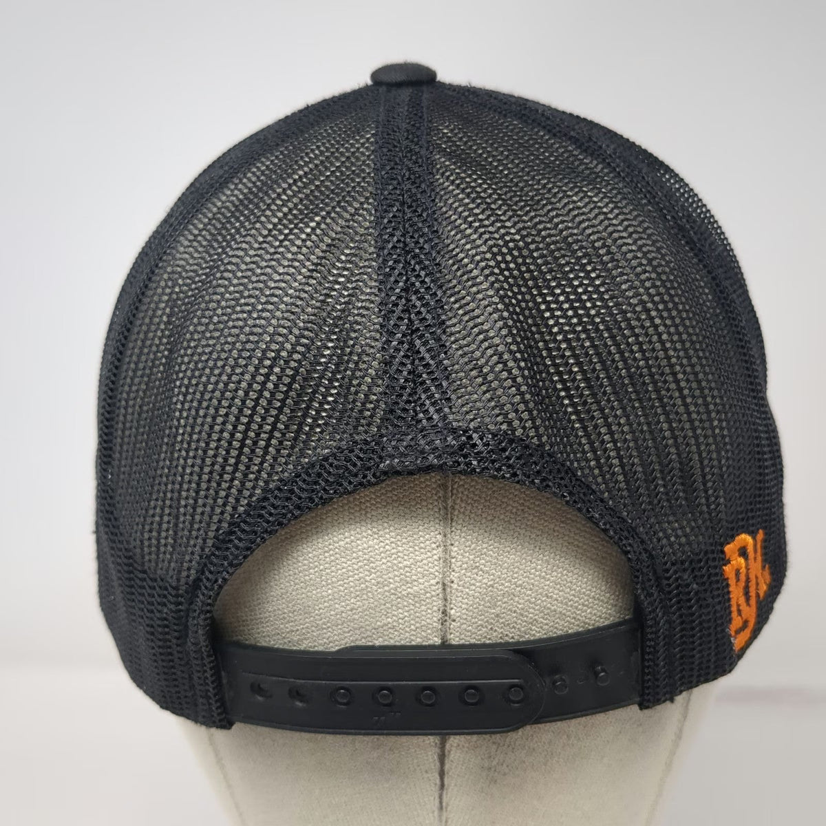 Red Dirt Hat Co. Trucker Hat Black One Size Bass Fish Patch Snapback Fishing