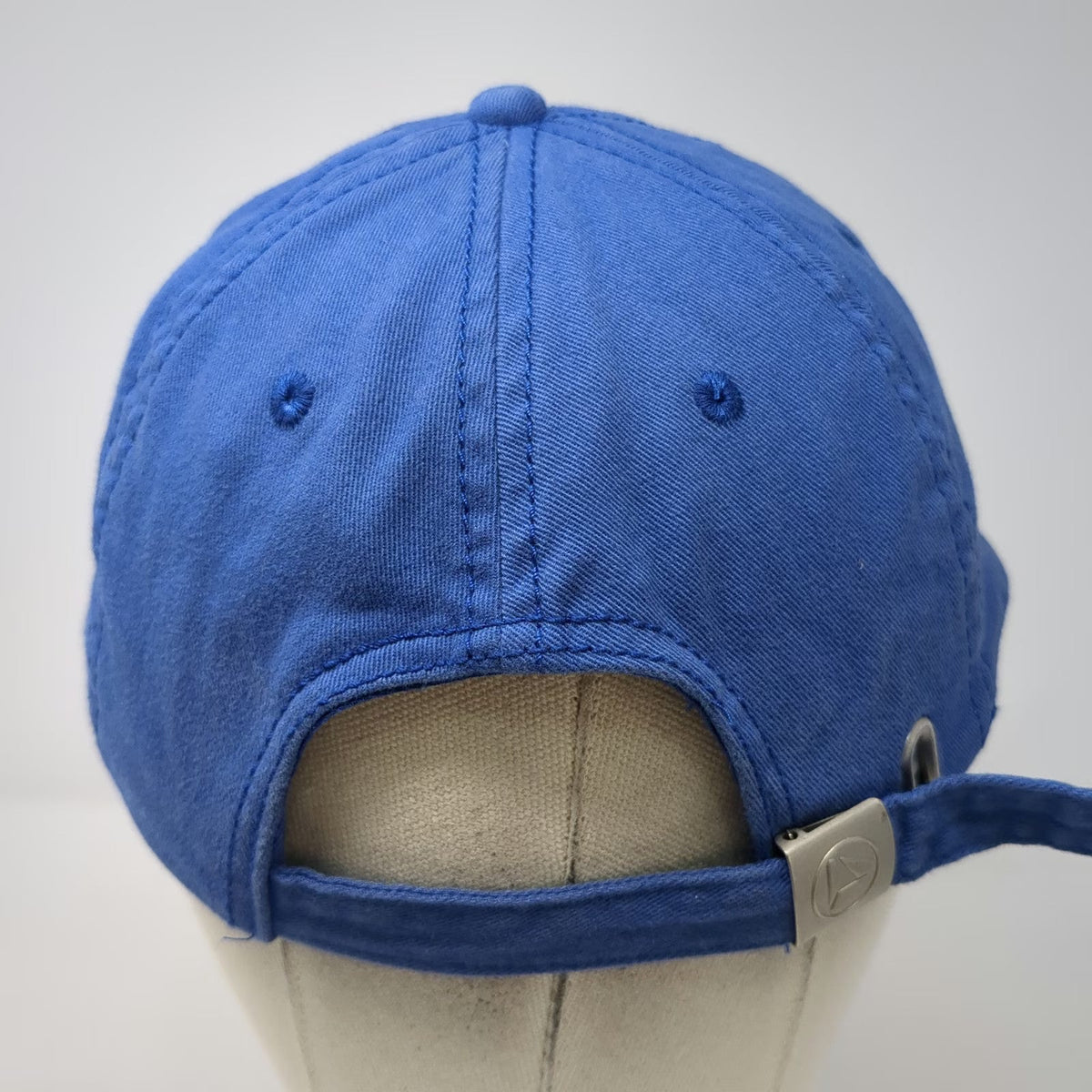PNC Bank Baseball Cap Blue One Size Adjustable Cotton Sandwich Brim Logo Hat