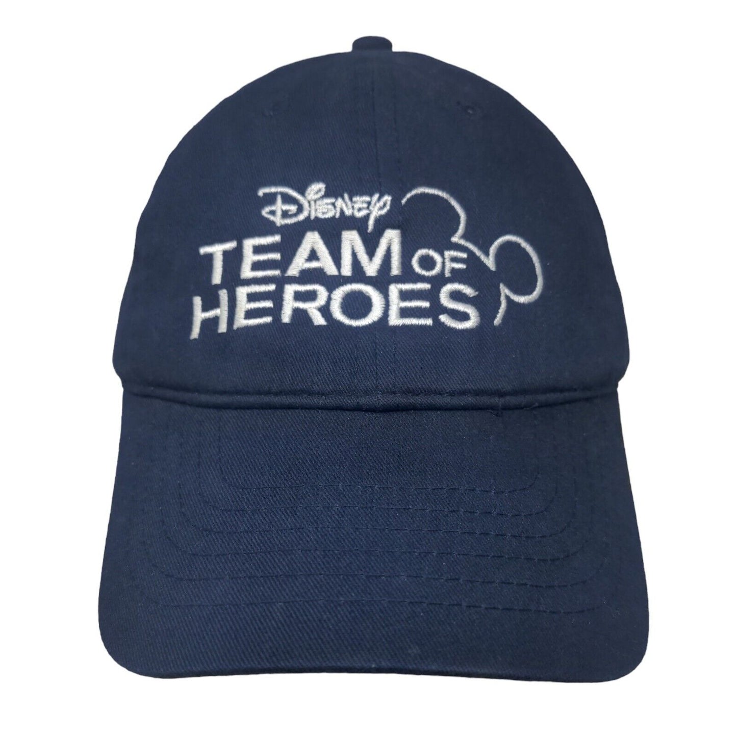 Disney Team Of Heroes Slideback Hat Blue OSFA Embroidered Adjustable
