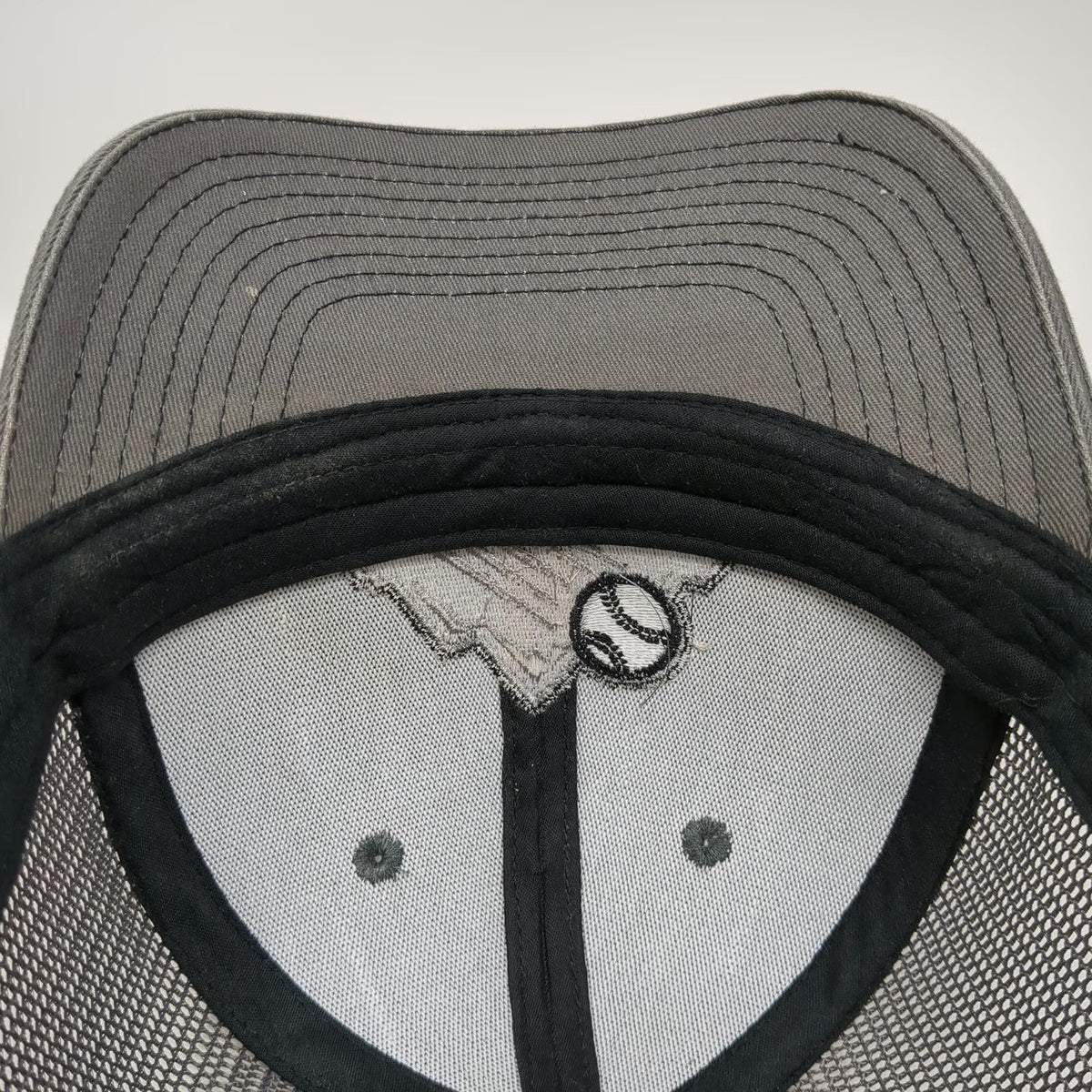 Success Brands Trucker Hat Gray One Size Mesh Back Baseball Stihl Logo Snapback