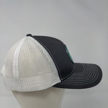 Richardson Snapback Trucker Hat Black OSFA Adjustable Mesh Back 6 Panel