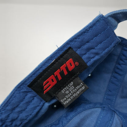 V Boise Slidebak Hat Blue One Size Adjustable Embroidered Denim 6 Panel Otto