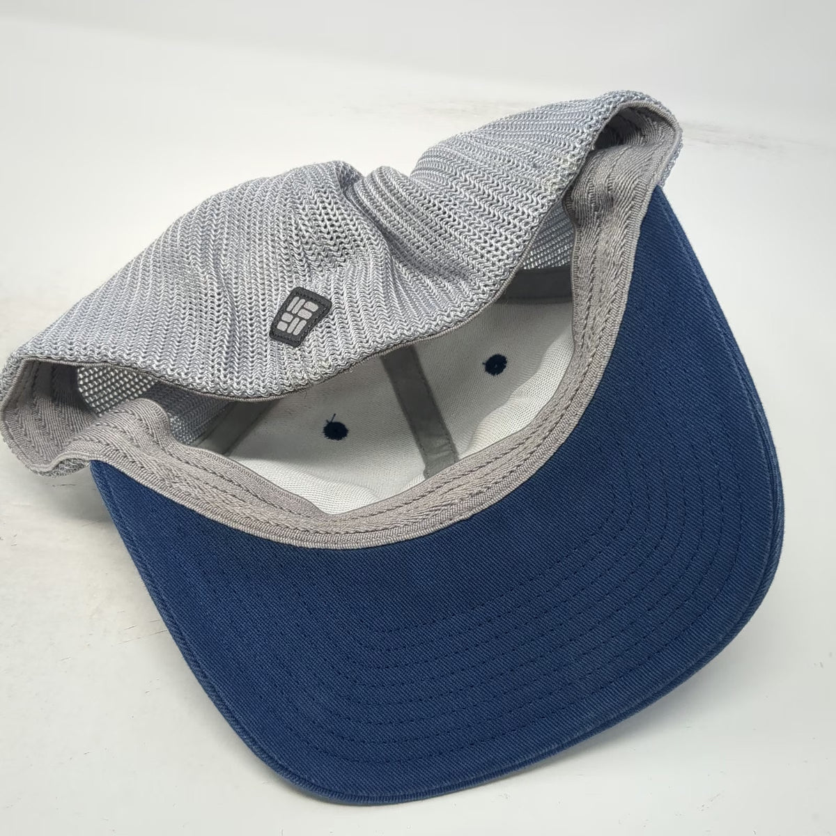 Columbia Sportswear Baseball Cap Blue One Size Mesh Back Pine Tree Patch Hat