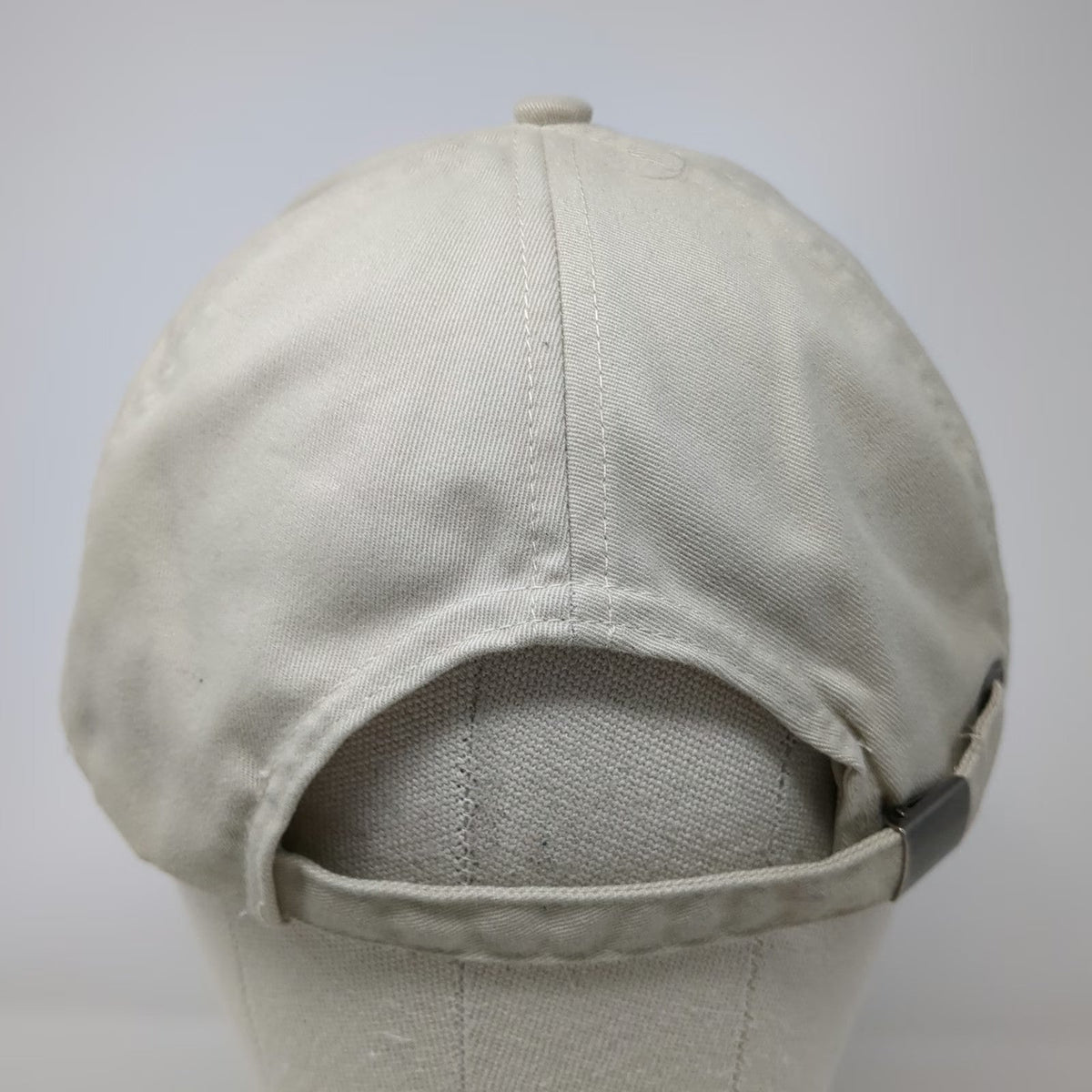 Gulfstream Baseball Cap Brown Black One Size Slideback Cotton Embroidered Hat