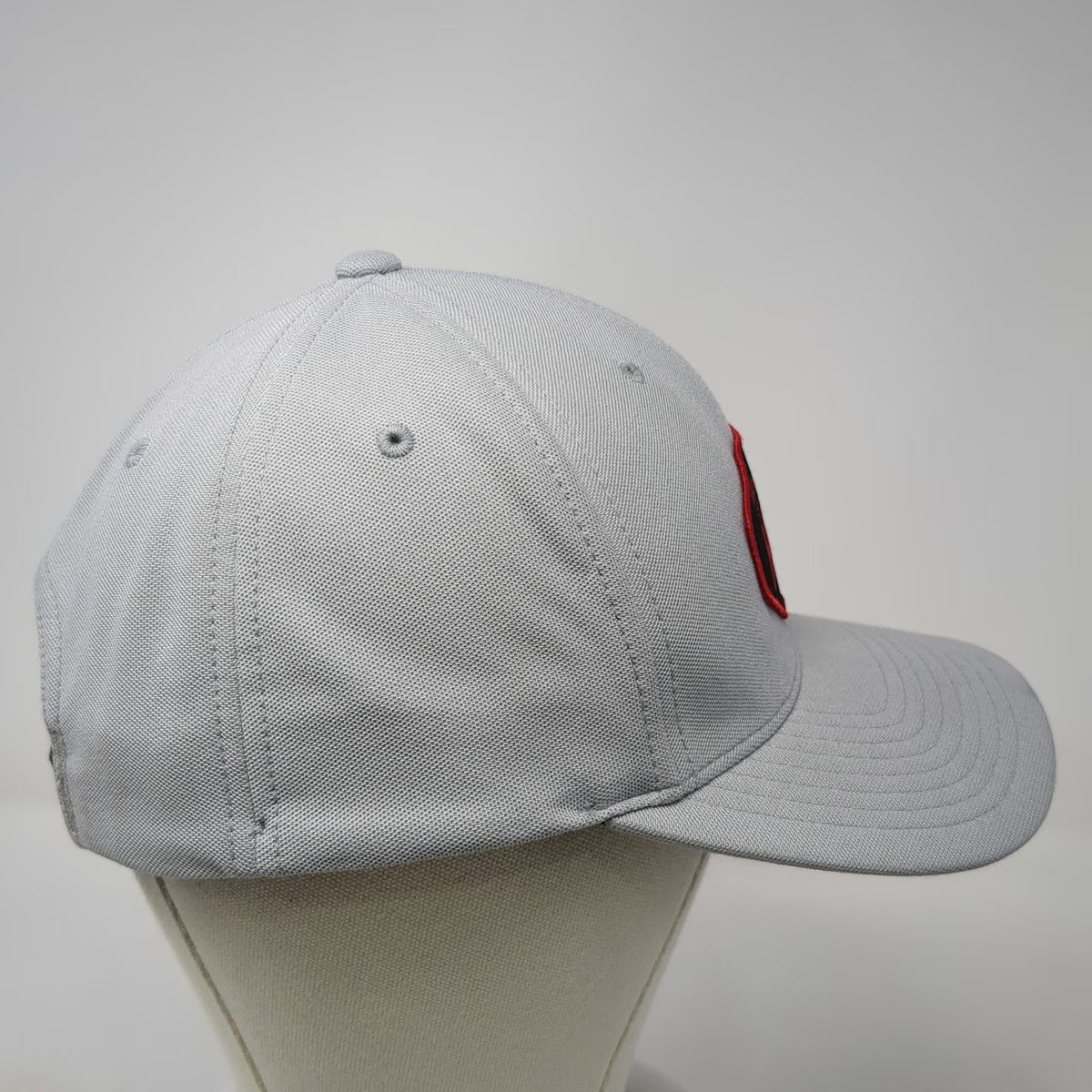 Flexfit 110 Baseball Cap Gray One Size Warrior Fuel Hunt Hat Strapback Patch