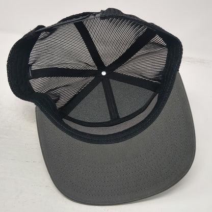 Richardson Trucker Hat Gray One Size Kioxia Memory Maker Mesh Snapback 7-Panel