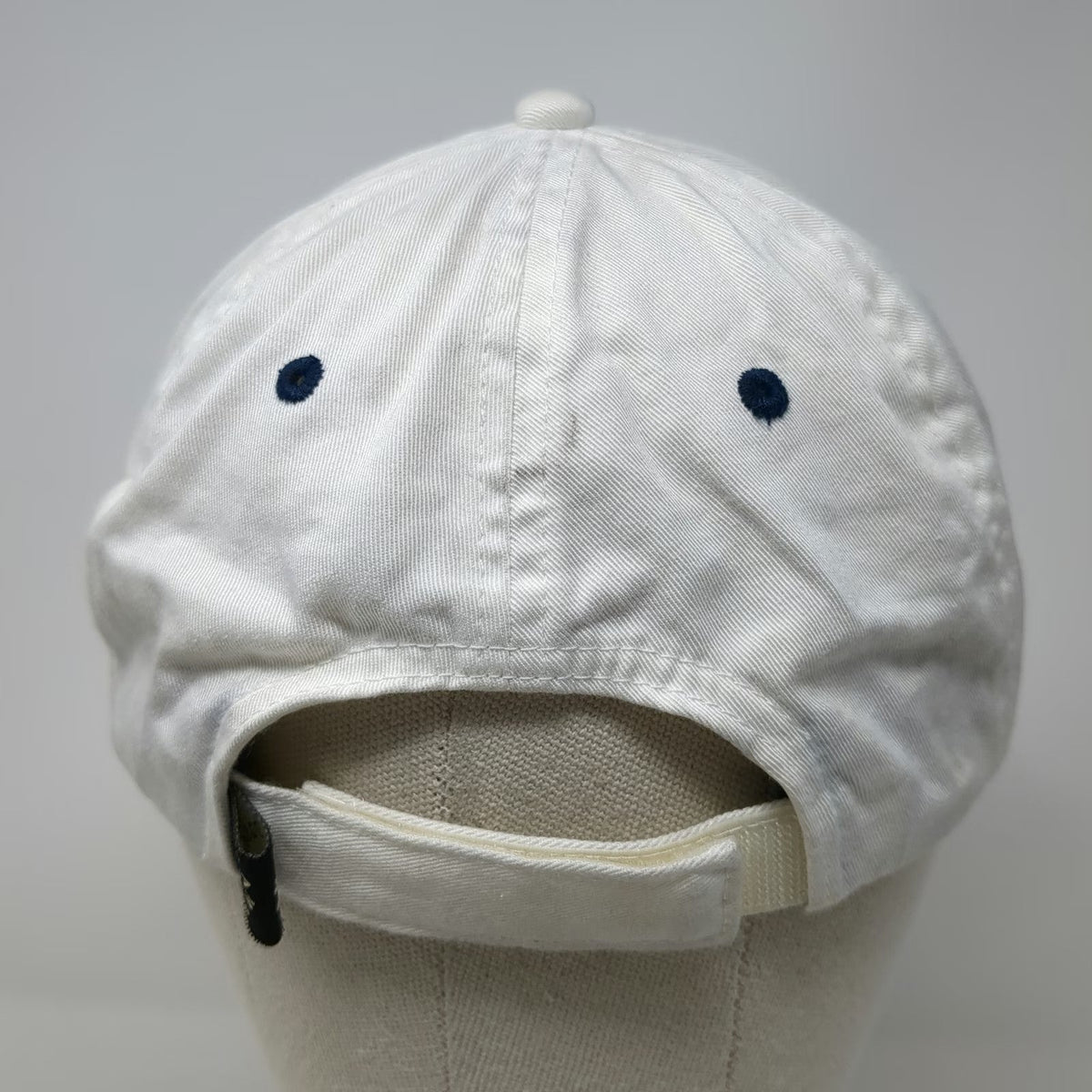 Camp David Baseball Cap White Blue One Size George W Bush 2004 American Flag hat