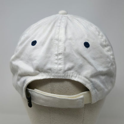 Camp David Baseball Cap White Blue One Size George W Bush 2004 American Flag hat