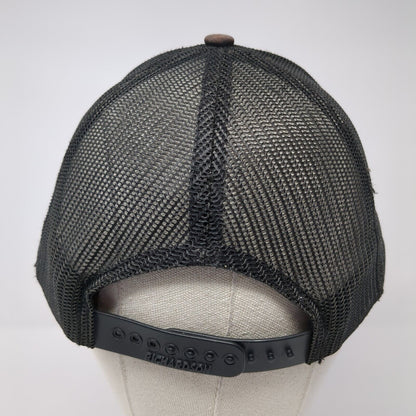 Tek-Solutions Snapback Trucker Hat Black One Size Mesh Back Richardson