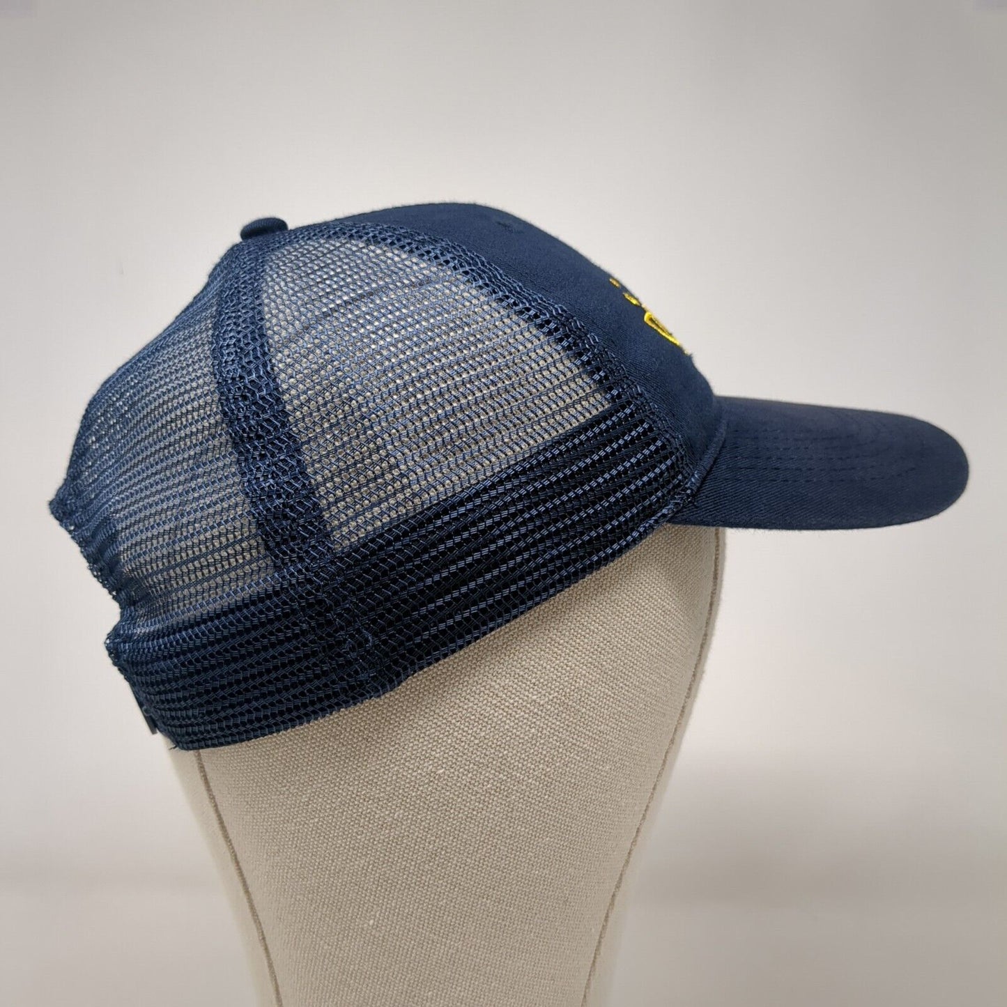 Bluum Let Learning Grow Snapback Trucker Hat Blue OSFA Adjustable Embroidered