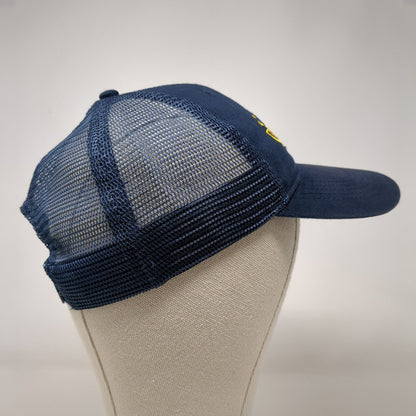 Bluum Let Learning Grow Snapback Trucker Hat Blue OSFA Adjustable Embroidered