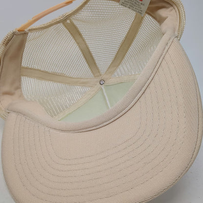 Mohr's Salt Lake Hardware Coming Thru For You Trucker Hat Beige One Size Mesh
