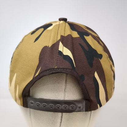 Brown Camo 5 Panel One Size Desert Shield Dalmo Victor Helicopter Hat Snapback