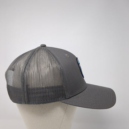 Perpetua Resources Snapback Trucker Hat Gray One Size Mesh Back Outdoor