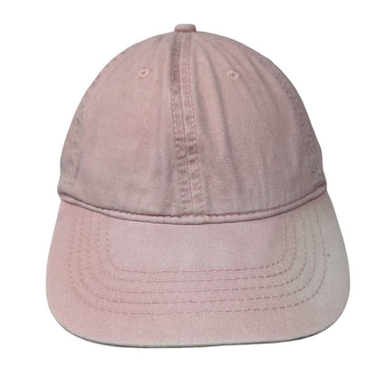 Unbranded Slideback Hat Solid Pink OSFM Adjustable 6 Panel Blank