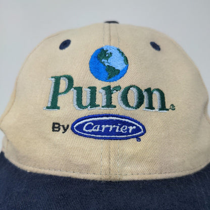 Otto Men's Strapback Hat Tan Size OSFM Embroidered Puron by Carrier Logo