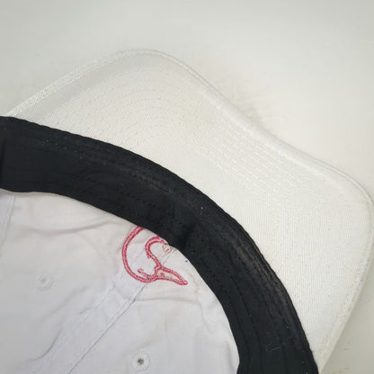 Ducks Unlimited Baseball Cap White Pink One Size Strapback Embroidered Logo Hat